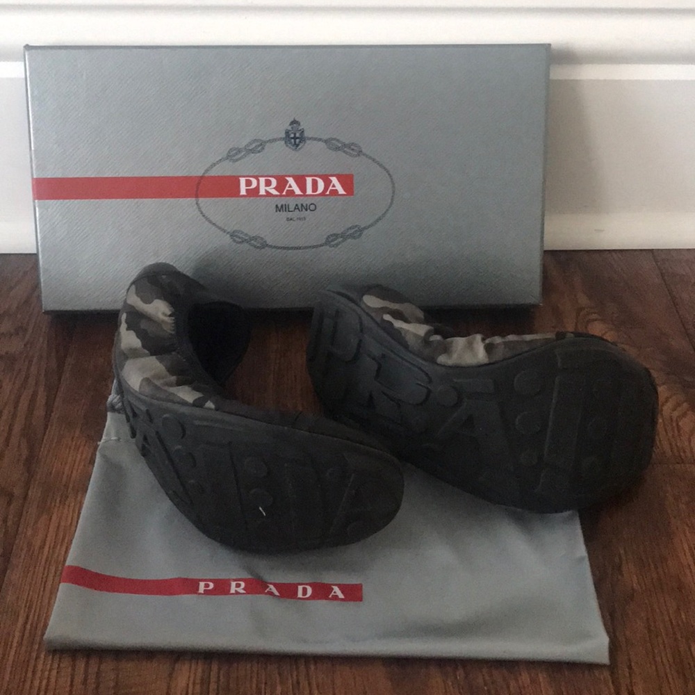 Prada Ballerina Slippers - camouflage